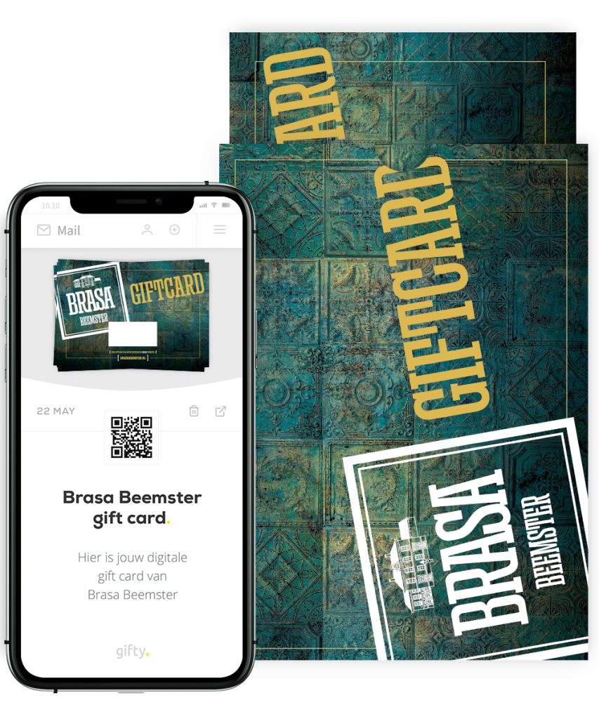 Visual of the Brasa Beemster gift card